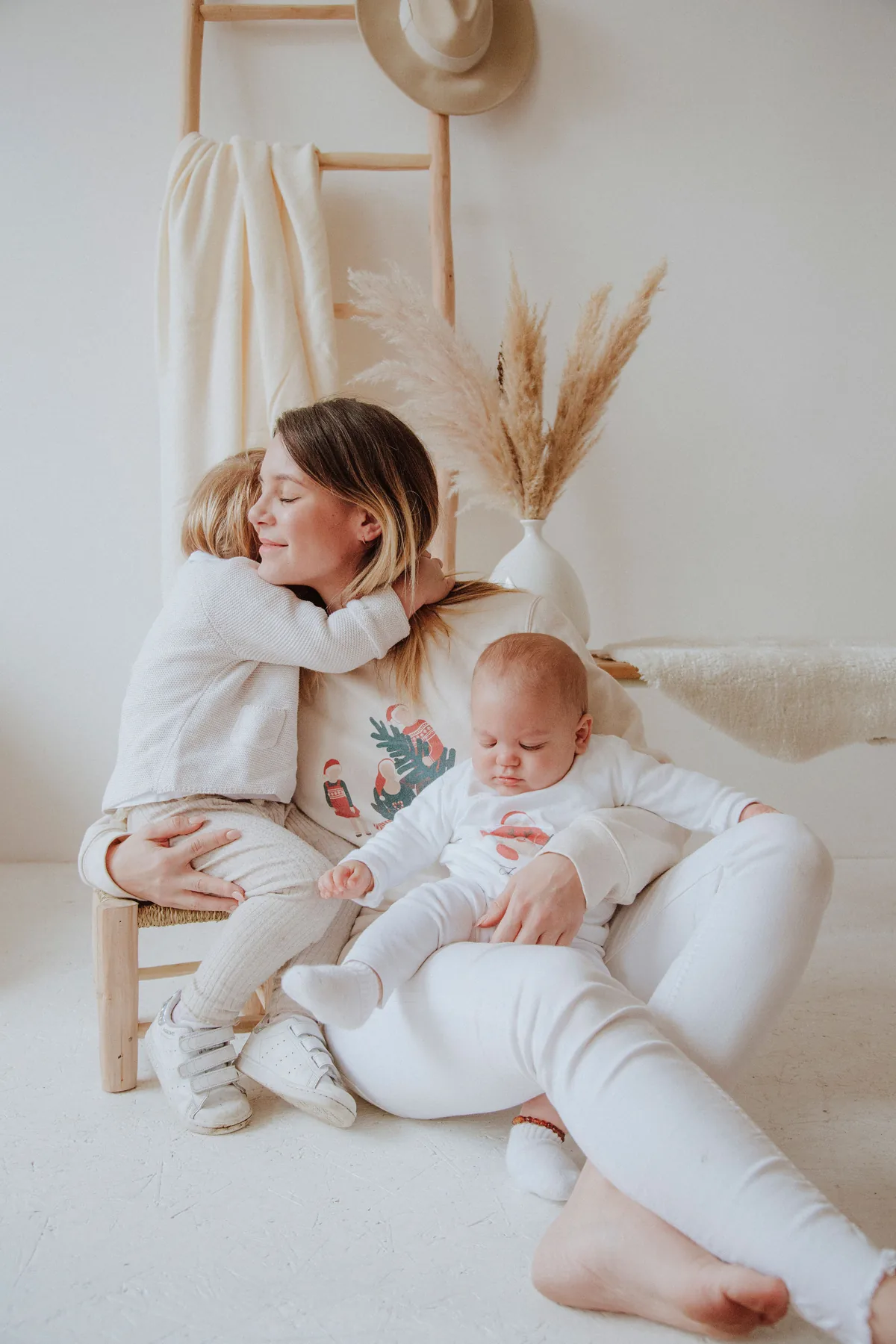 Moment de complicité en famille